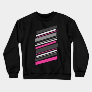 Rising Diagonals: grey and pink Crewneck Sweatshirt